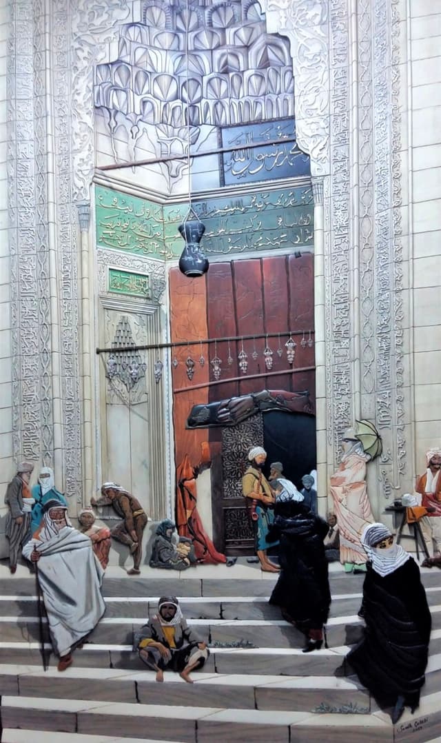 3d ahşap el yapımı / Cami Önü 